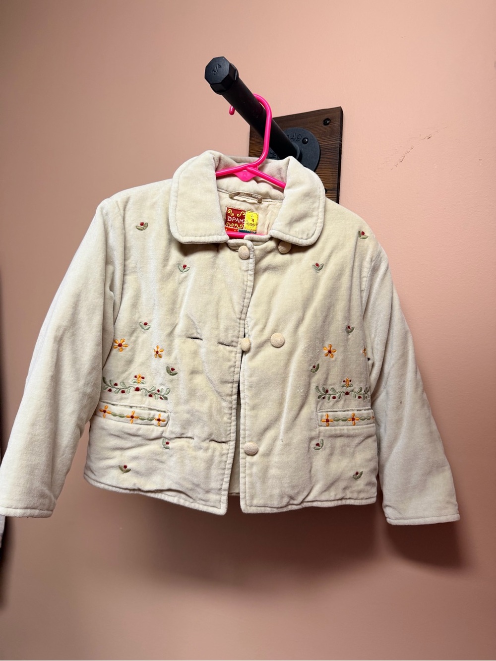 Vintage DPAM corduroy embroidered jacket Toddler